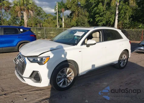 2022 Audi Q3 Premium 45 Tfsi S Line Quattro Tiptronic из США, поврежденный, VIN WA1DECF3XN1123242